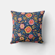 Petal Kissed Morning 16×16 Throw Pillow