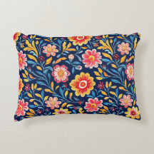 Petal Kissed Morning Accent Pillow