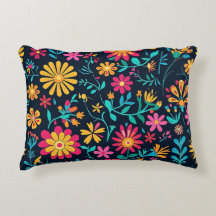 Petals in Harmony Accent Pillow