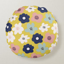 Poppy Warm Round Pillow