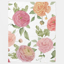 Pretty Flower 60×80 Fleece Blanket