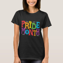 Pride Month blk womens T-Shirt