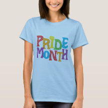 Pride Month blue womens T-Shirt