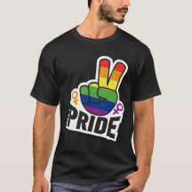 Pride Peace blk mens T-Shirt