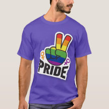 Pride Peace purple mens T-Shirt