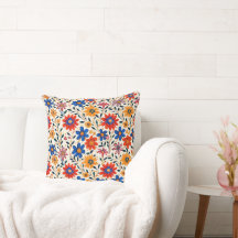 Radiant Petal Path 20×20 Throw Pillow