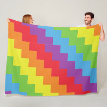 Rainbow 60×80 Fleece Blanket