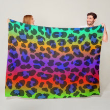 Rainbow Splash 60×80 Fleece Blanket