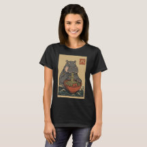 Ramen Noodle Eating: Hippo Women’s T-Shirt