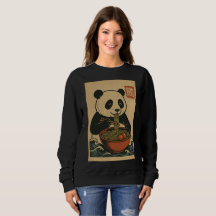 Ramen Noodle Eating: Panda Women’s sweatshirt