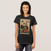 Ramen Noodle Eating: Panda Women’s T-Shirt