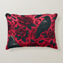 Raven Rose Accent Pillow
