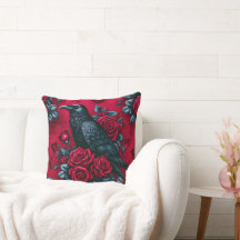 Raven Song 20×20 Throw Pillow