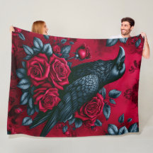 Raven Song 60×80 Fleece Blanket