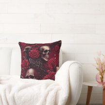 Rise Of Darkness 20×20 Throw Pillow