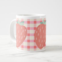 Strawberry   coffee specialty mug
