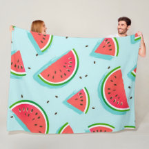 Warm Watermelon 60×80 Fleece Blanket