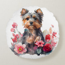 York Town Round Pillow