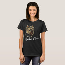 Yorkie Mom white Women’s T-Shirt
