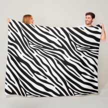 Zebra Luv 60×80 Fleece Blanket